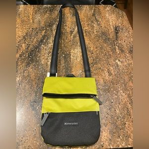 SHERPANI Pica Mini Crossbody Bag, Chartreuse/Black